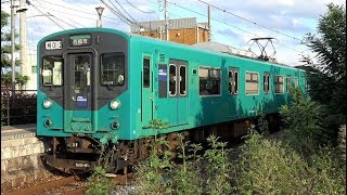 【4K】JR西日本103系3550番台(抵抗制御)発車シーン・125系(東洋IGBT-VVVF)到着シーン JR加古川線 小野町駅にて 2018.10