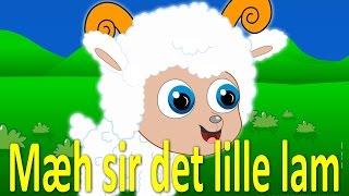 Mæh sir det lille lam | 41 minutter mix med tekst | Mary Had a Little Lamb in Danish