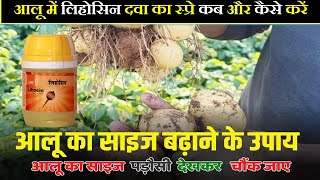 आलू में लिहोसिन दवा का स्प्रे कब करें l aloo mein lihocin dawa ka spray | lihocin growth regulator