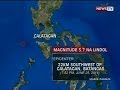 SONA: Magnitude 5.7 na lindol, naitala sa Calatagan, Batangas