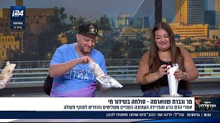 סולחה בשידור חי - גברת שווארמה וברי סרטונים חוזרים לעבוד יחד באולפן של ניב גלבוע