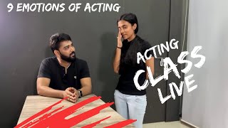 Acting Class live 9 emotion