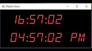 Visual Basic Tutorial - Digital Clock