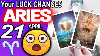 Aries ♈️ ⚠️Your LUCK CHANGES⚠️ Horoscope for Today APRIL 21 2022♈️aries tarot april 21 2022