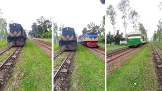 Lalmoni Express prc Ramsagor Express at Kamarpara Railway Station | Train's of BD