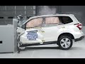 2014 Subaru Forester driver-side small overlap crash test (extended footage)