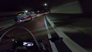 Tokyo-Yokohama night drive | YAMAHA YZF-R7 | GoPro HERO8