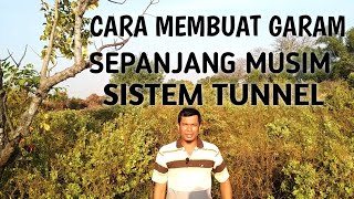 INOVASI BARU, CARA MEMBUAT GARAM SEPANJANG MUSIM DENGAN SISTEM TUNNEL # PART 1