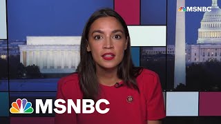 Rep. Ocasio-Cortez On The Standoff Between Progressive Democrats And Manchin \u0026 Sinema