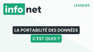 La portabilité des données, c'est quoi ? (définition, aide, lexique, tuto, explication)