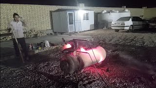 home made jet engine(turbo barrel)💥🧑‍🏭 موتور جت دستساز