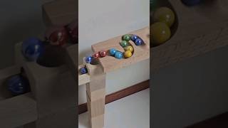 Marble Run ASMR ☆ HABA Wooden Cuboro \u0026 Eureka Standart MIX Course \u0026 Haribo Gold Bear Gummy