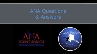 ANA QUESTIONS AND ANSWERS WEBIANR