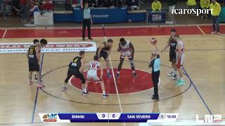 RivieraBanca Basket Rimini-Allianz Pazienza San Severo 89-88, il servizio