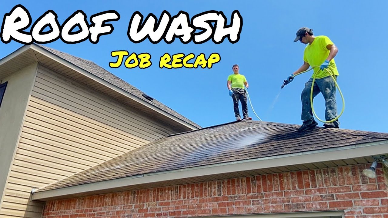 WE MADE $1300 IN 1 DAY SOFT WASHING ROOFS - YouTube