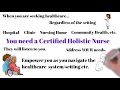 Why a Certified Holistic Nurse