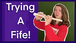 Recorder player tries a Yamaha YRF-21 Fife!