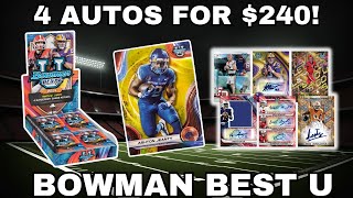 BIG UPGRADE! 2024 Bowman Best U Football Hobby Box Review!