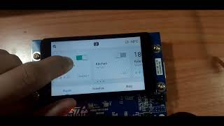 Smart Home Thermostat touch screen Qt - STM32F769I-DISCO Demo