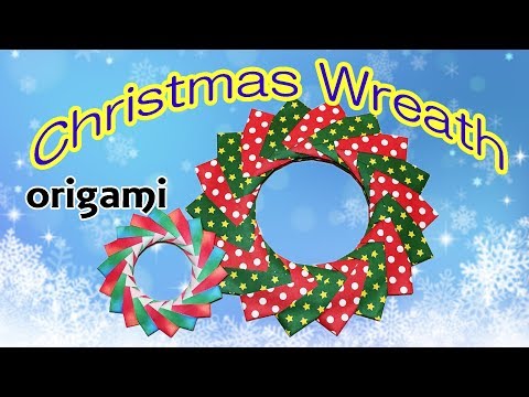 How to Make an Origami Christmas Wreath | Easy but Cool Christmas Decorations for Kids DIY How to Make an Origami Christmas Wreath | Easy but Cool Christmas Decorations for Kids DIY