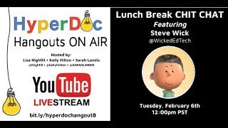 HyperDoc Hangout ON AIR Episode #8 with Steve Wick