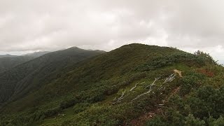 コマ撮りコースガイドNo.7-1 和賀山塊高下岳高畑登山口コース登り 2015年9月5日 Mt.Kougedake Time Lapse