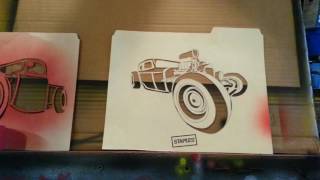 Airbrush tips for stencils