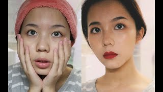 GRWM ｜ 换头大法好？？？？ 从扁平脸到立体五官的复古妆容 ｜ 聊聊近况