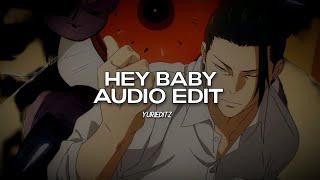 hey baby ( drop it to the floor ) - pitbull ft. t-pain [edit audio]