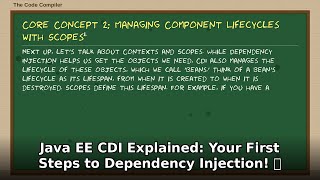 Java EE CDI Explained: Your First Steps to Dependency Injection! ✨ Java Beginner Tutorial