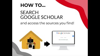 Find & Access Sources using Google Scholar - Full Tutorial