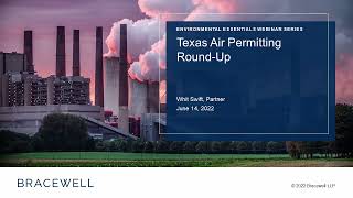 Texas Air Permitting Round Up