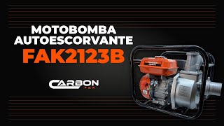 Montagem Motobomba Autoescorvante FAK2123B - Carbon Fak