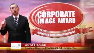 Testimoni President Director PT Aplikanusa Lintasarta di Corporate Image Award 2014