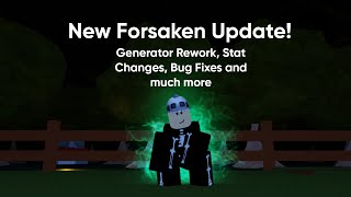 New Roblox Forsaken Update!