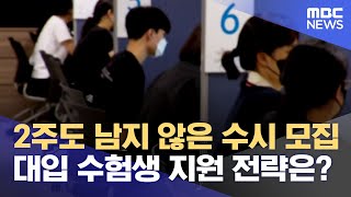 2주도 남지 않은 수시 모집·· 대입 수험생 지원 전략은? (2024.08.31/뉴스데스크/대구MBC)