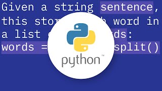 How do I split a string into a list of words?