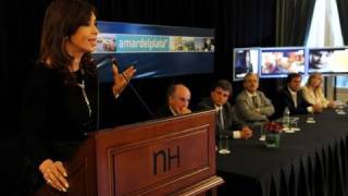 04 de FEB. Inauguración planta transmisión TV Digital Abierta. Cristina Fernández de Kirchner.