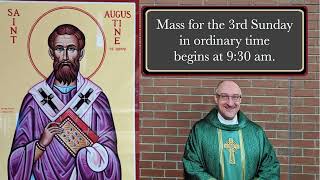 Mass for the 3rd Sunday in Ordinary Time - St Augustine Saskatoon