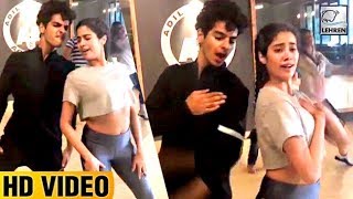 Ishaan & Janhvi's Dance Rehearsal For Zingaat | Inside Video | Dhadak | LehrenTV