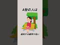 a型に関する雑学 shorts 雑学