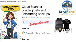 Cloud Spanner - Loading Data and Performing Backups | January 2026 #GSP1049 #qwiklabsarcade2026