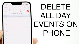 How To Remove All Day Events On iPhone! (2023)