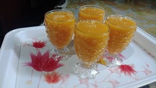 পাকা আমের জুস | ম্যাংগ জুস বানানোর নিয়ম | How To Make Mango Juice পাকা আমের জুস/শরবত রেসিপি / Mango