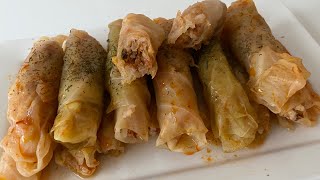 Turkish Stuffed Cabbage Leaves (Lahana Sarmasi) - Episode 512 - Baking with Eda