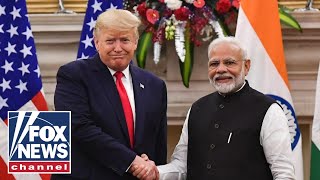 Trump hosts a press conference with the prime minister of India