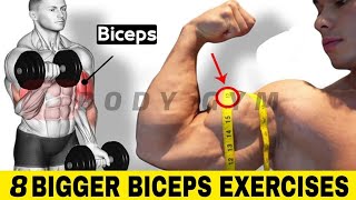 8  Bicep Exercises For Bigger Arms | Bigger Biceps Workout At Gym | Biceps Exercise | Big Arm