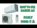 How to fix Daikin Air conditioner error code CA?