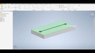 Simple microfluidic channel using Autodesk inventor