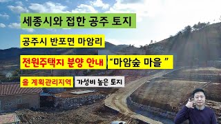 공주시부동산 공주시토지 투자매매  반포면토지추천 안정적투자수익 반포면마암리토지분양 공주시토지분양 세종시인접토지 세종시토지 공주시전원주택지 공주토지분양 반포면토지분양 마암숲마을분양